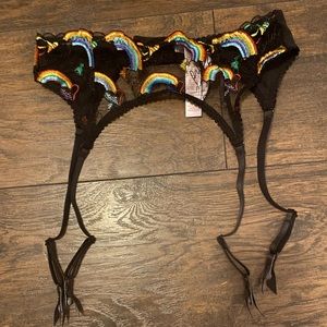 Savage X Fenty pride 2021 medium garter NWOT
